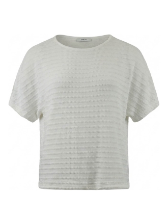 Opus T-shirt Wit 606580
 Maat 36
 