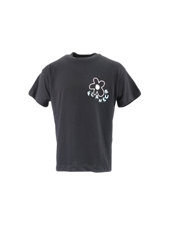Flaneur T-shirt Zwart 607402
 Maat S
 