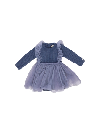 Donsje Amsterdam Jurk Blauw 607425
 Maat 86
 