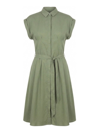 Mango Jurk Groen 607558
 Maat L
 