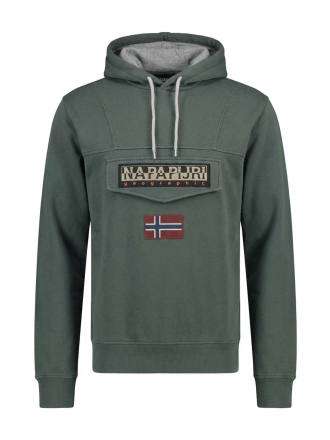 Napapijri Hoodie Groen 607765
 Maat M
 