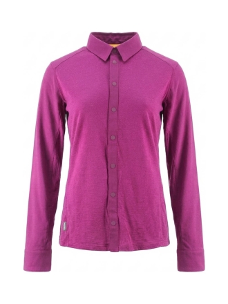 Icebreaker Blouse Paars 608134
 Maat M
 