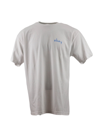 Obey T-shirt Wit 608235
 Maat L
 