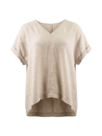 Opus T-shirt Wit 608243
 Maat 42
 