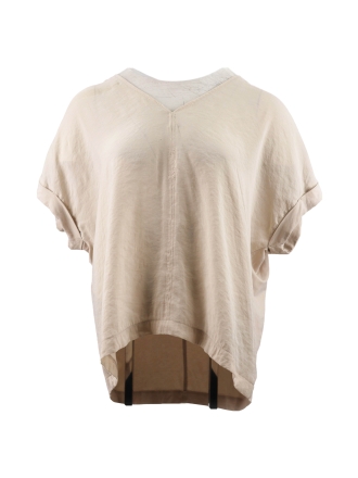 Opus T-shirt Wit 608243
 Maat 42
 