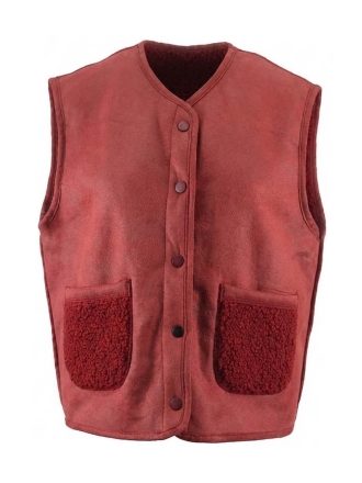 Laurent David Bodywarmer Rood 608306
 Maat M
 