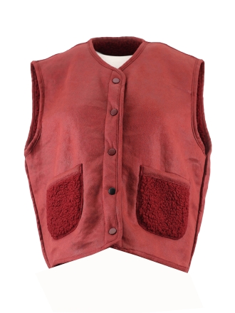 Laurent David Bodywarmer Rood 608306
 Maat M
 