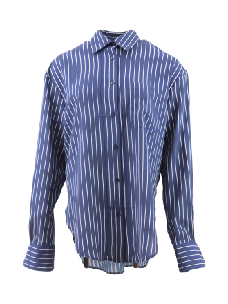 The Frankie Shop Blouse Blauw 608335
 Maat S
 