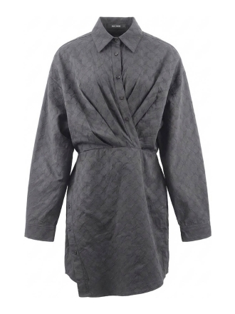 Daily Paper Jurk Zwart 608338
 Maat L
 