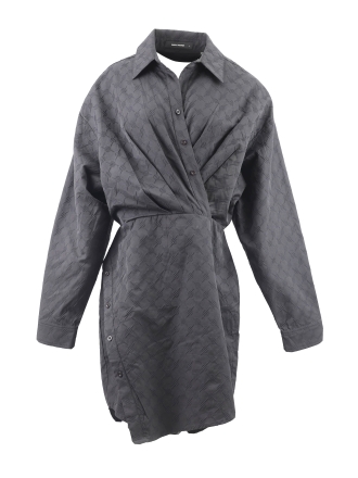 Daily Paper Jurk Zwart 608338
 Maat L
 