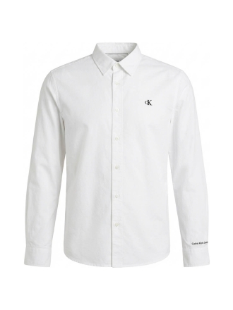 Calvin Klein Overhemd Wit 608350
 Maat 14
 