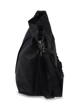 Manfield Schoudertas Zwart 608948
 Maat standaard
 