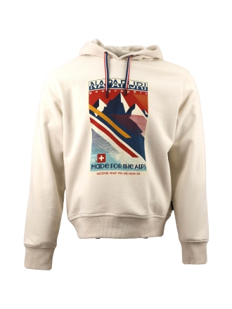 Napapijri Hoodie Beige 609095
 Maat M
 