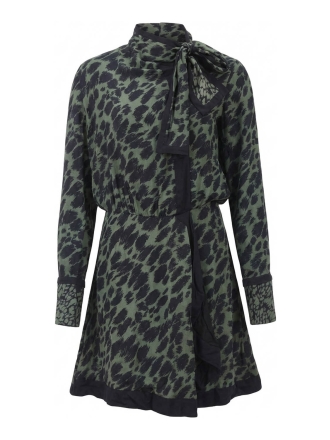 Reiss Jurk Panter 609357
 Maat 36
 