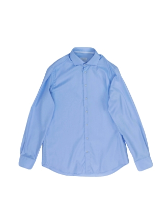 Profuomo Overhemd Blauw 609385
 Maat 44
 
