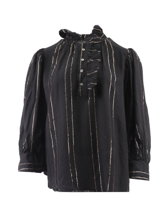 Antik Batik Blouse Zwart 609407
 Maat M
 