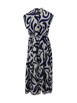 Mango Jurk Blauw 609488
 Maat L
 