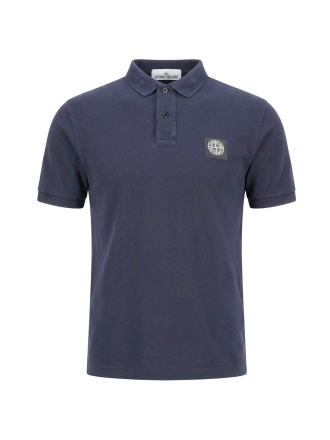 Stone Island Polo Blauw 609525
 Maat L
 