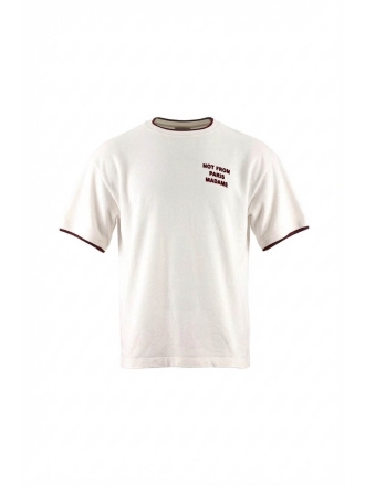 Drole De Monsieur T-shirt Wit 609541
Maat L