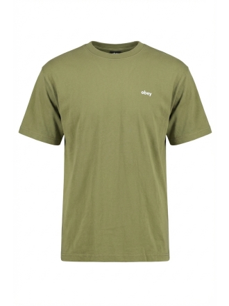 Obey T-shirt Groen 609550
 Maat L
 