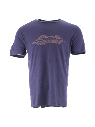 Icebreaker T-shirt Blauw 609679
 Maat S
 