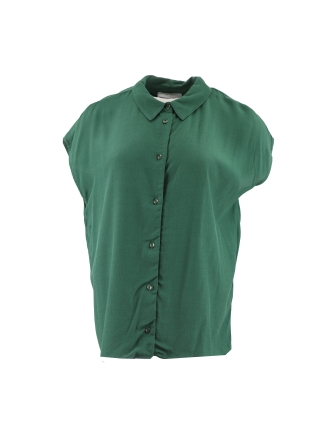 By Bar Blouse Groen 609765
 Maat M
 