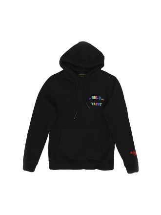 In Gold We Trust Hoodie Zwart 609776
 Maat S
 