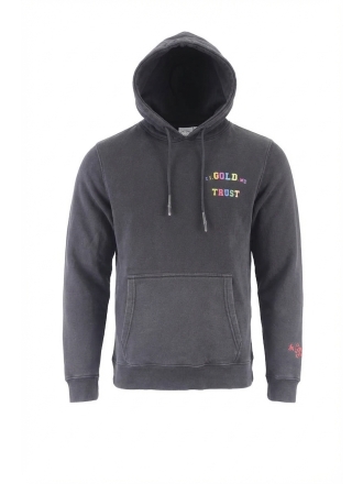In Gold We Trust Hoodie Zwart 609778
 Maat L
 