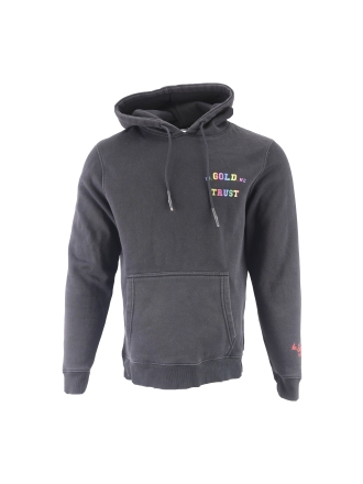 In Gold We Trust Hoodie Zwart 609778
 Maat L
 