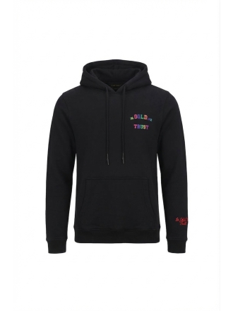 In Gold We Trust Hoodie Zwart 609779
 Maat XL
 