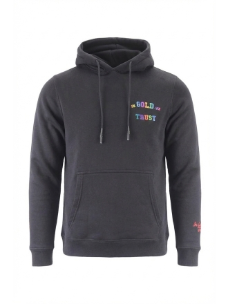 In Gold We Trust Hoodie Zwart 609782
 Maat M
 