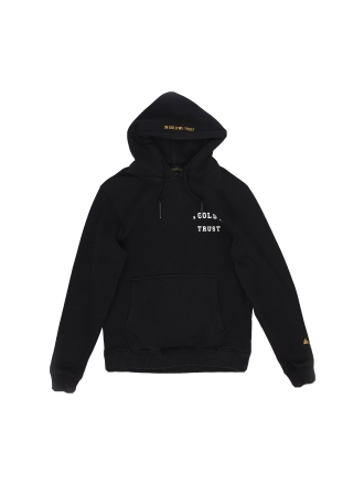 In Gold We Trust Hoodie Zwart 609786
 Maat S
 