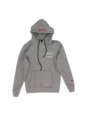 In Gold We Trust Hoodie Grijs 609798
 Maat XS
 