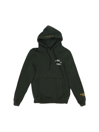 In Gold We Trust Hoodie Grijs 609801
 Maat S
 