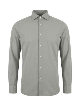 Profuomo Overhemd Groen 609909
 Maat M
 