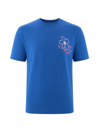 Flaneur T-shirt Blauw 610029
 Maat S
 