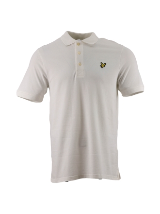 Lyle & scott Polo Wit 610127
 Maat M
 