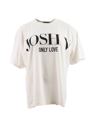Josh V T-shirt Wit 610363
 Maat L
 