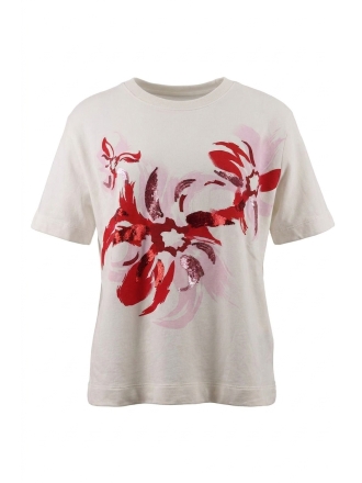 S.oliver T-shirt Wit 610523
 Maat 40
 