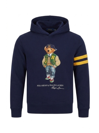 Polo Ralph Lauren Hoodie Blauw 610869
 Maat 122
 