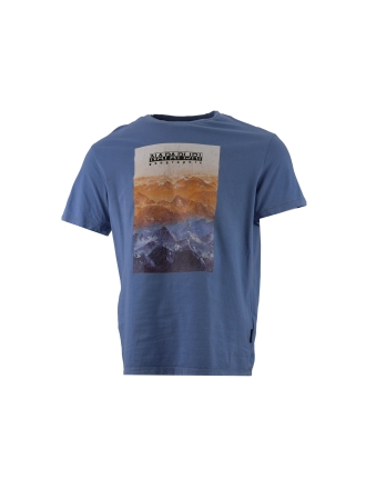 Napapijri T-shirt Blauw 610940
 Maat L
 