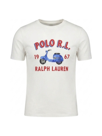 Polo Ralph Lauren T-shirt Wit 610988
 Maat 120
 
