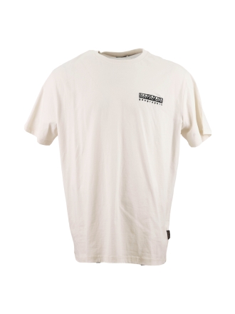 Napapijri T-shirt Wit 611114
 Maat XXL
 