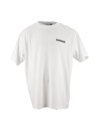 Napapijri T-shirt Wit 611432
 Maat XXL
 