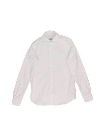 Profuomo Overhemd Wit 611537
 Maat 37
 