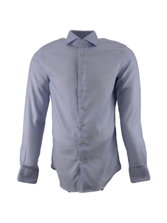 Profuomo Overhemd Blauw 611554
 Maat 38
 