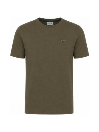 Lacoste T-shirt Groen 611786
 Maat 164
 