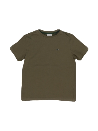Lacoste T-shirt Groen 611786
 Maat 164
 