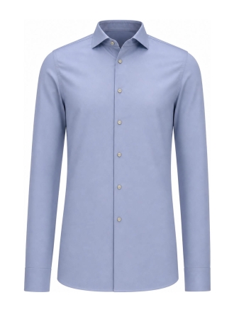 Profuomo Overhemd Blauw 611964
 Maat 43
 
