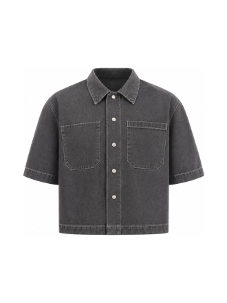 Vans Blouse Grijs 612327
 Maat M
 